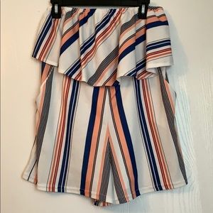 Striped Romper WITH POCKETS!